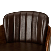 Living Fusion Layne Faux Leather Adjustable Bar Stools