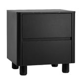 Living Fusion Coney Faux Marble Bedside Table