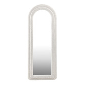 Living Fusion Saige Arched Boucle Full Length Mirror