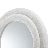 Living Fusion Saige Arched Boucle Full Length Mirror