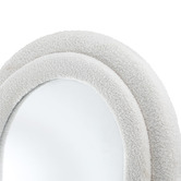 Living Fusion Saige Arched Boucle Full Length Mirror