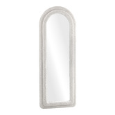 Living Fusion Saige Arched Boucle Full Length Mirror