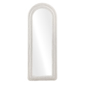 Living Fusion Saige Arched Boucle Full Length Mirror