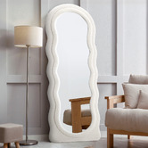 Living Fusion Verity Boucle Full Length Mirror