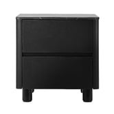 Living Fusion Coney Faux Marble Bedside Table