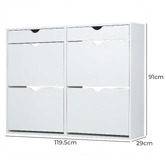 Living Fusion Lilly 2 Drawer Shoe Cabinet