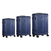 Living Fusion 3 Piece Pink Deanna Luggage Set