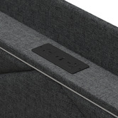 Living Fusion Nova Upholstered Bed with LED &amp; Drawers
