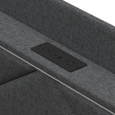 Living Fusion Nova Upholstered Bed with LED &amp; Drawers
