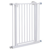 Living Fusion White Hugo Retractable Pet Gate