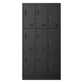 Living Fusion Edoardo 9 Door Steel Locker