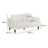 Living Fusion Guillaume 2 Seater Boucle Sofa