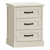 Living Fusion Somer 3 Drawer Bedside Table