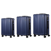 Living Fusion 3 Piece Pink Deanna Luggage Set