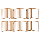 Living Fusion Ziggy 6 Panel Fir Wood Pet Gates