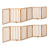 Living Fusion Ziggy 6 Panel Fir Wood Pet Gates