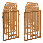 Living Fusion Ziggy 8 Panel Fir Wood Pet Gates