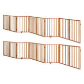 Living Fusion Ziggy 8 Panel Fir Wood Pet Gates