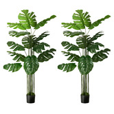 Living Fusion 150cm Potted Faux Monstera Plants
