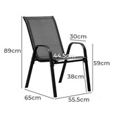 Living Fusion 2 Seater Mirabella Outdoor Bistro Set