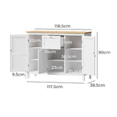 Living Fusion Jada 3 Door Sideboard Buffet