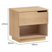 Living Fusion Halden Bedside Table