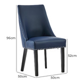 Living Fusion Willa Faux Leather Dining Chairs