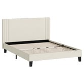 Living Fusion Anatol Velvet Platform Bed