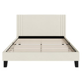 Living Fusion Anatol Velvet Platform Bed