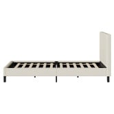 Living Fusion Anatol Velvet Platform Bed