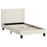 Living Fusion Anatol Velvet Platform Bed