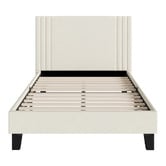 Living Fusion Anatol Velvet Platform Bed