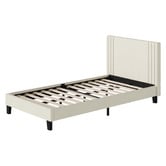 Living Fusion Anatol Velvet Platform Bed