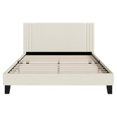 Living Fusion Anatol Velvet Platform Bed