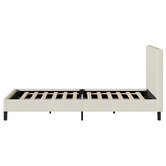 Living Fusion Anatol Velvet Platform Bed