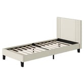 Living Fusion Anatol Velvet Platform Bed