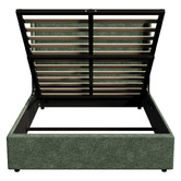Living Fusion Ciaran Chenille Gas Lift Storage Bed