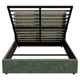 Living Fusion Ciaran Chenille Gas Lift Storage Bed