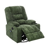 Living Fusion Linzie Heated Massage Recliner &amp; Rocking Chair
