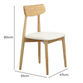 Living Fusion 4 Seater Emilia Dining Table &amp; Chair Set
