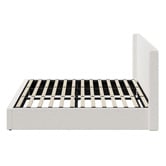Living Fusion Ciaran Boucle Gas Lift Storage Bed Frame