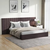 Living Fusion Henri Velvet Gas Lift Storage Bed Frame
