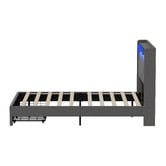 Living Fusion Sophia Bed Frame with Charging Station &amp; Drawers