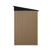 Living Fusion Edison Galvanised Steel Storage Shed