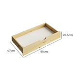 Living Fusion Kids' Alec Pine Wood Single Bed with Storage