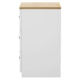 Living Fusion Avery 3 Drawer Bedside Table
