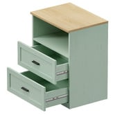 Living Fusion Avery 2 Drawer Bedside Table