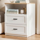 Living Fusion Avery 2 Drawer Bedside Table