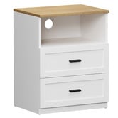 Living Fusion Avery 2 Drawer Bedside Table