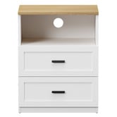 Living Fusion Avery 2 Drawer Bedside Table